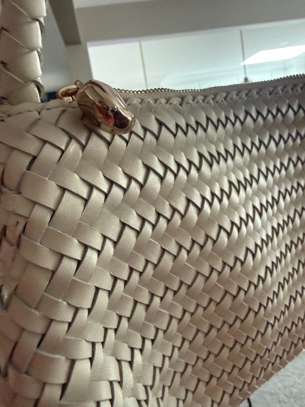 The Signature Woven Mini Zip Shoulder Bag - Picture 3 of 4